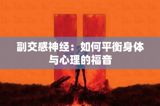 副交感神经：如何平衡身体与心理的福音