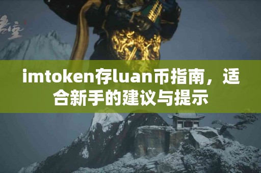 imtoken存luan币指南，适合新手的建议与提示