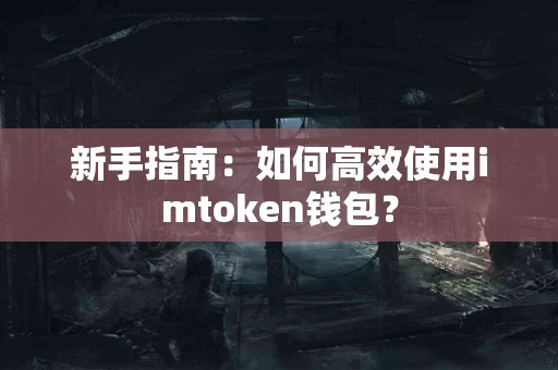 新手指南：如何高效使用imtoken钱包？